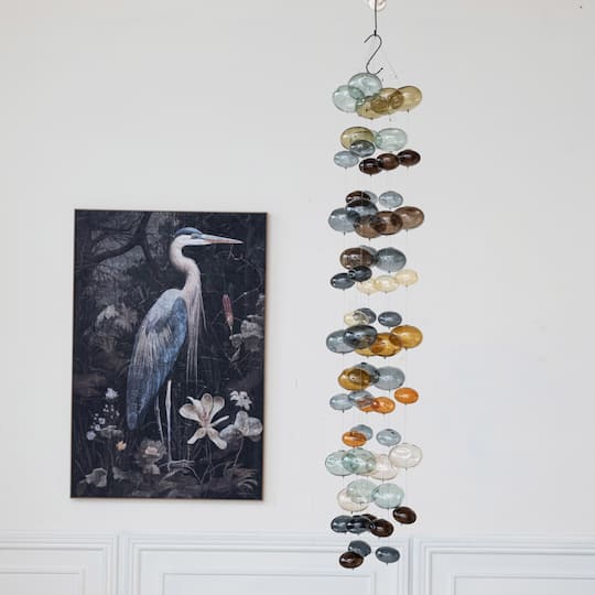 Hello Honey® 4ft. Blue Azure Bubbles Hand-Blown Glass Garland